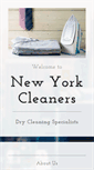 Mobile Screenshot of newyorkcleaners.ie